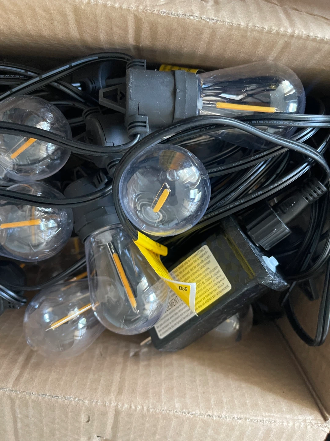 Outdoor String Deck Warerproof Light with Remote and Extra bulb