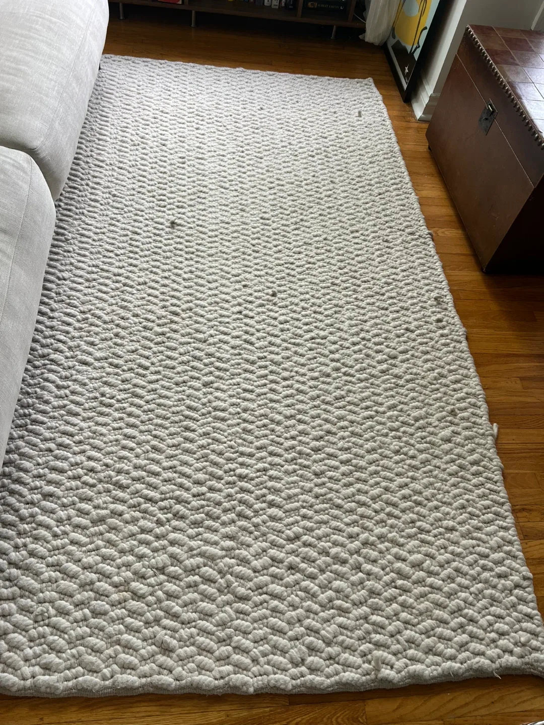 5x8 wool & cotton rug - photo 2