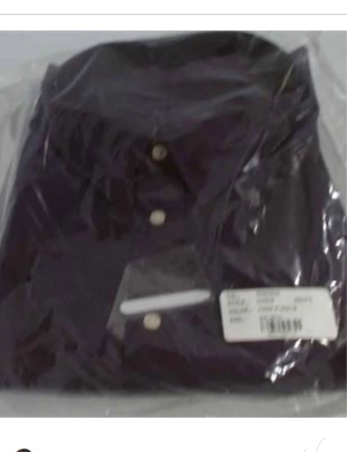 Dark Purple 6xL  long sleeve Dress Shirt - photo 2