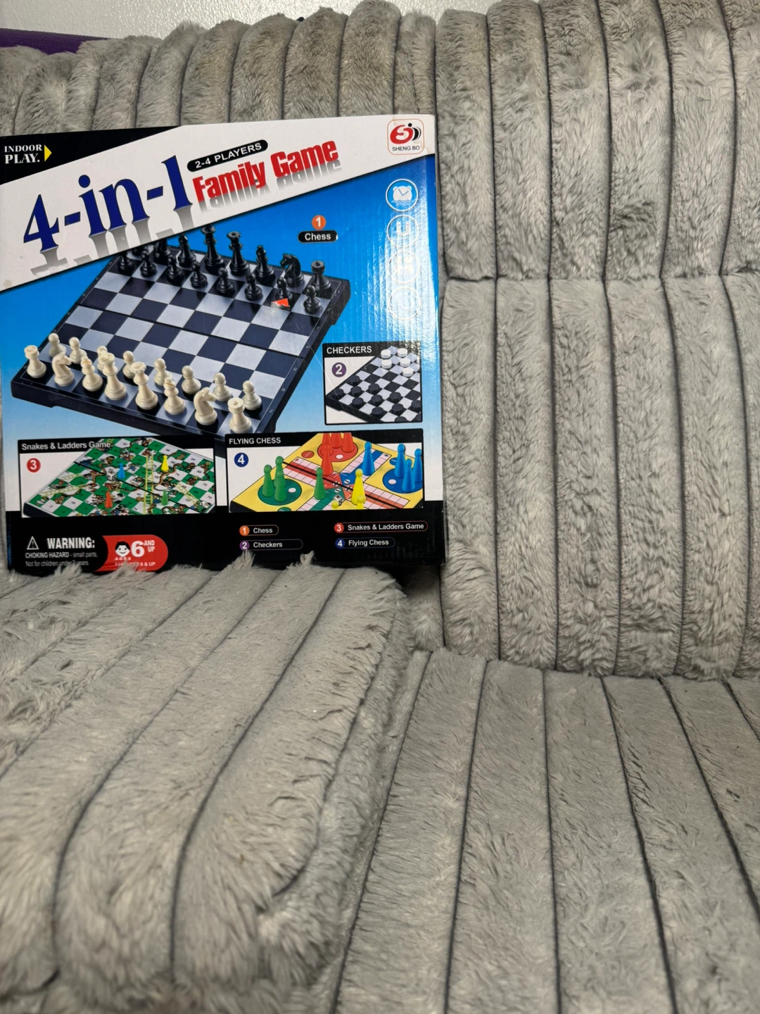 4-in-1 Family Game - Chess,  Chess, Snakes & Ladders - photo 5
