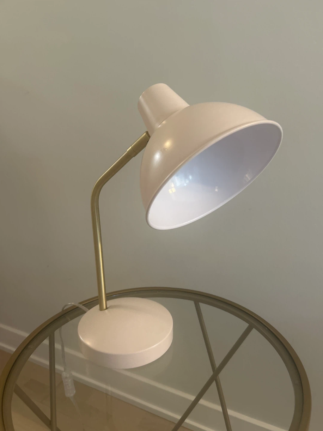 Pink and Gold Desk Lamp - photo 2