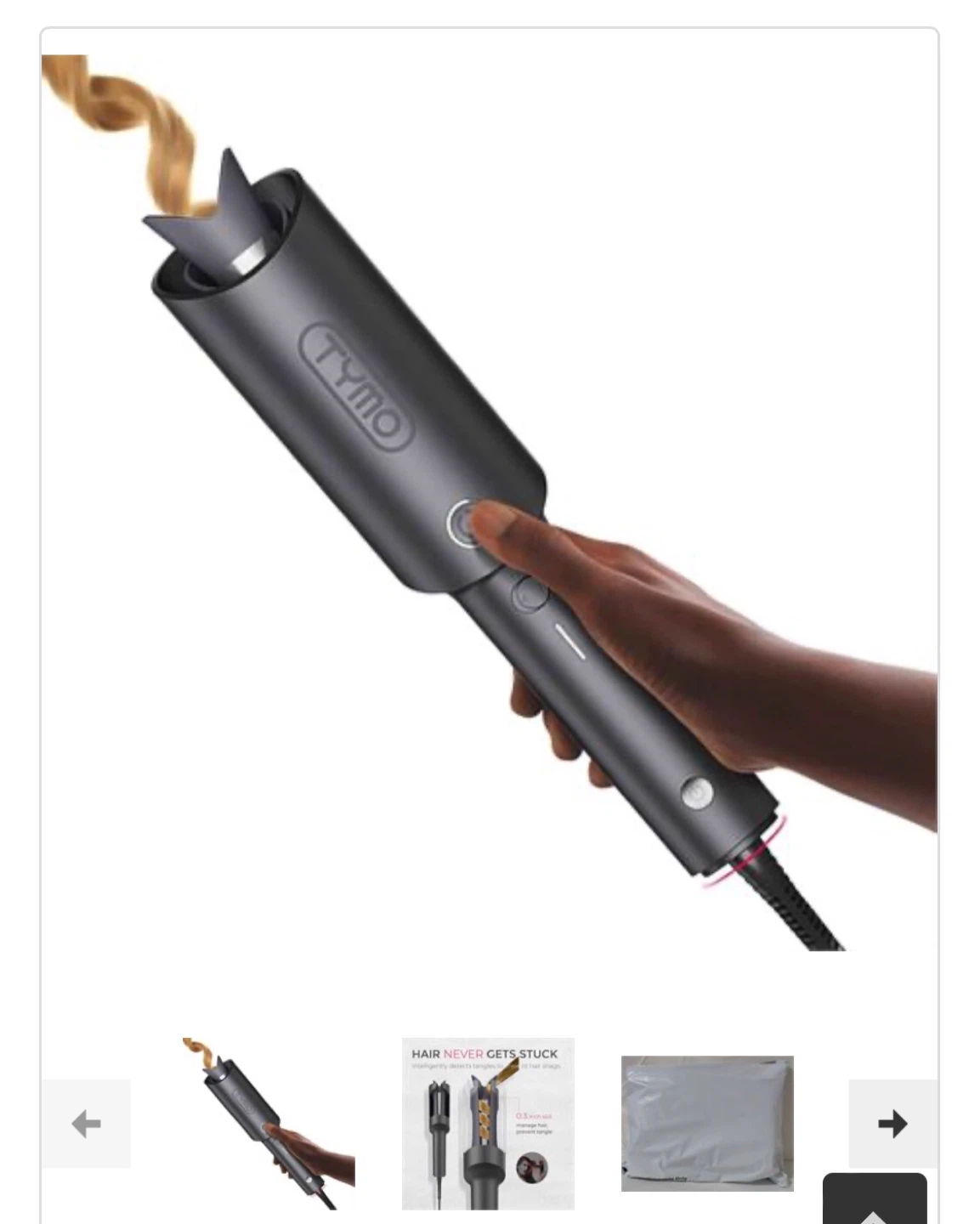 Curling Iron  cirl pro automatic rotating Grey