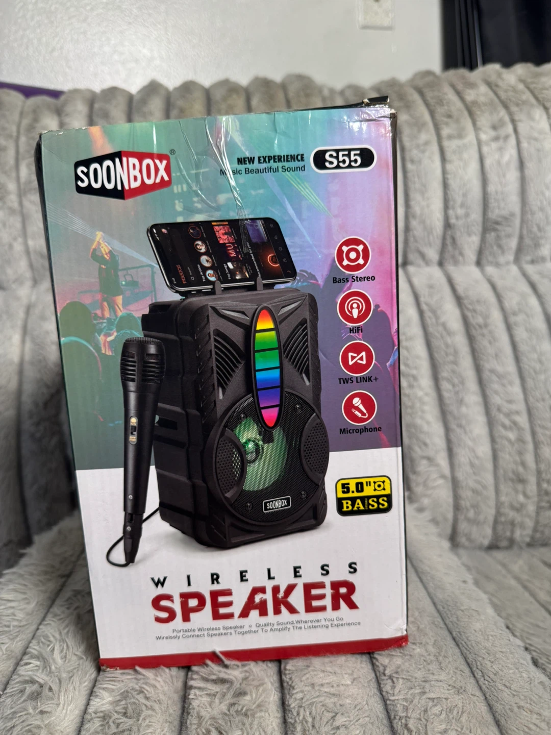 SOONBOX S55 Wireless Speaker with Microphone