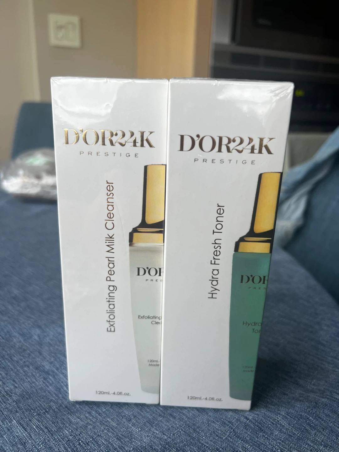 DOR24K Pearl Milk Cleanser and Toner
