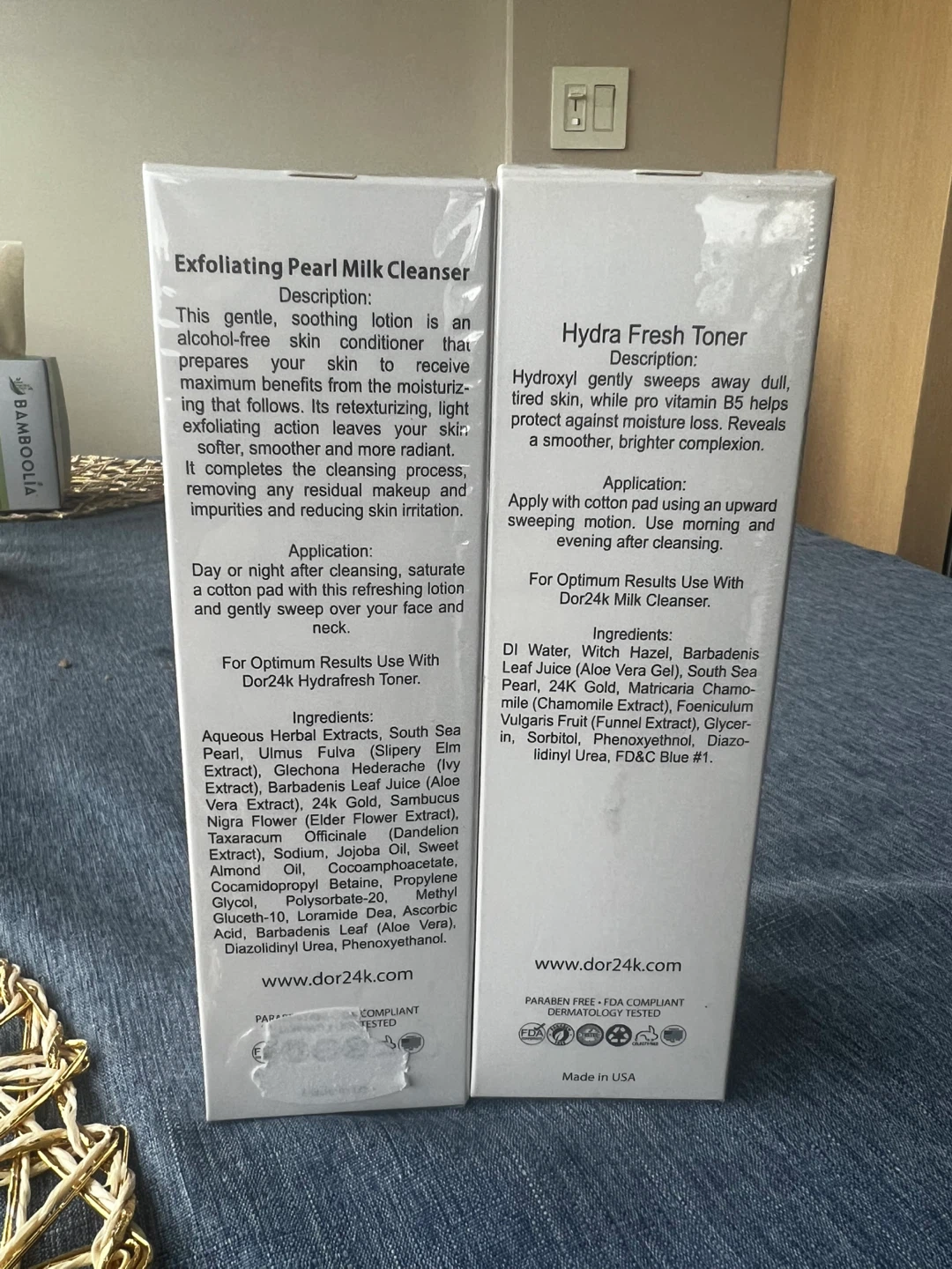 DOR24K Pearl Milk Cleanser and Toner - photo 2