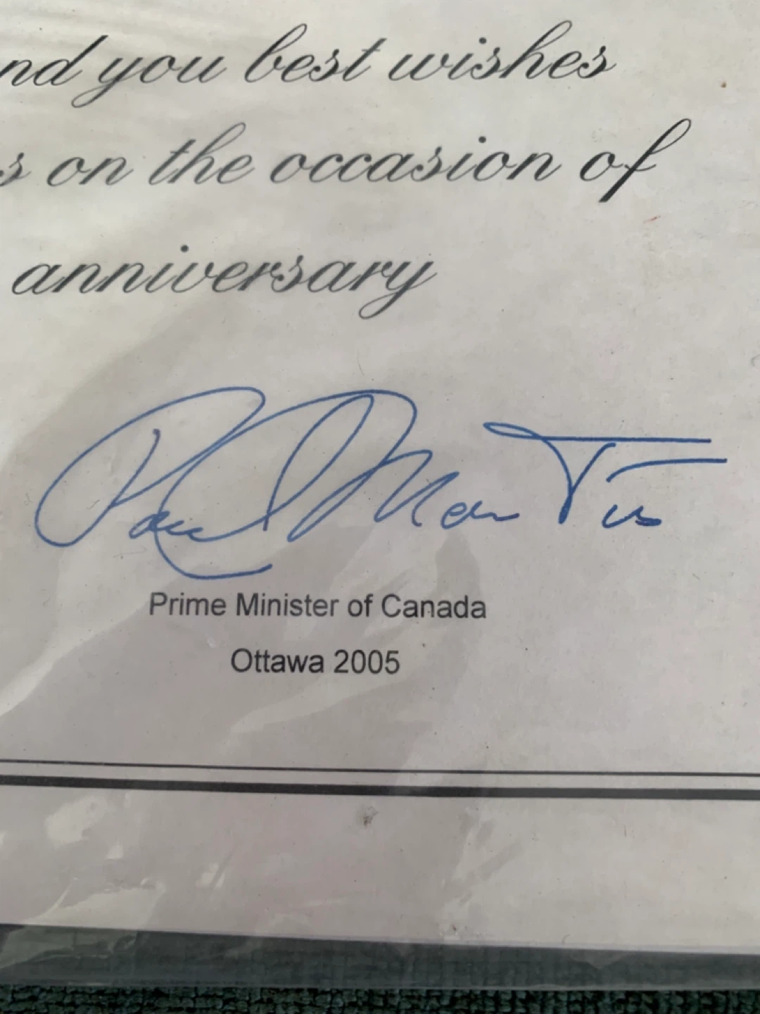 Paul Martin Signature - photo 2