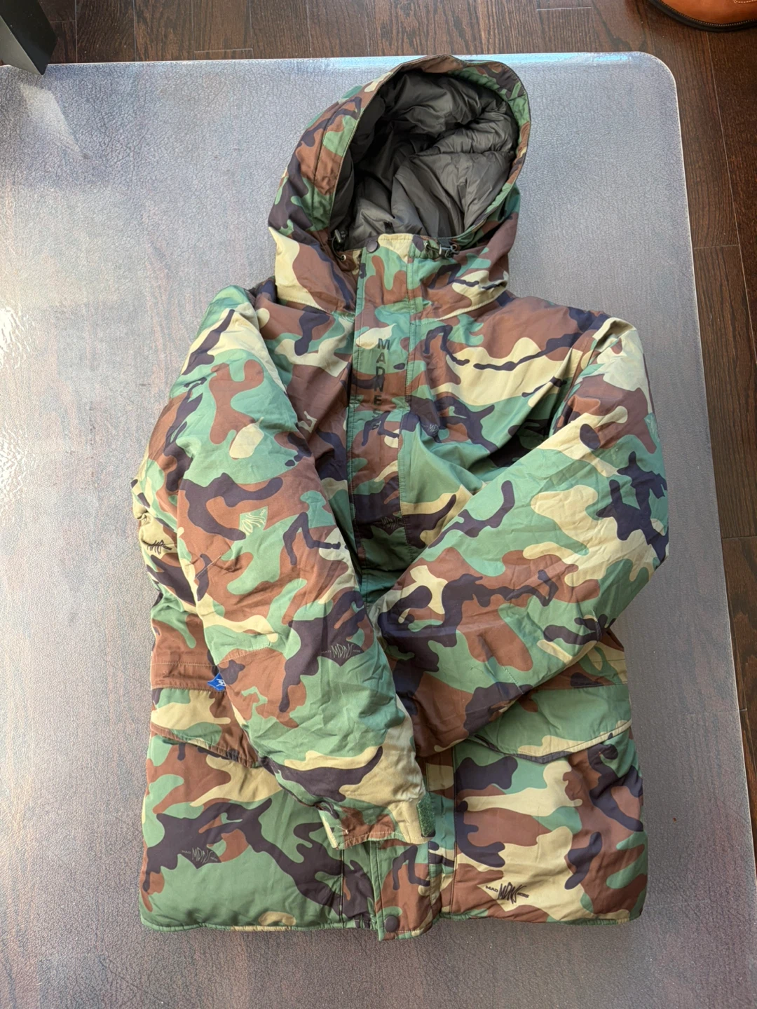 Madness Camo Down Parka Jacket