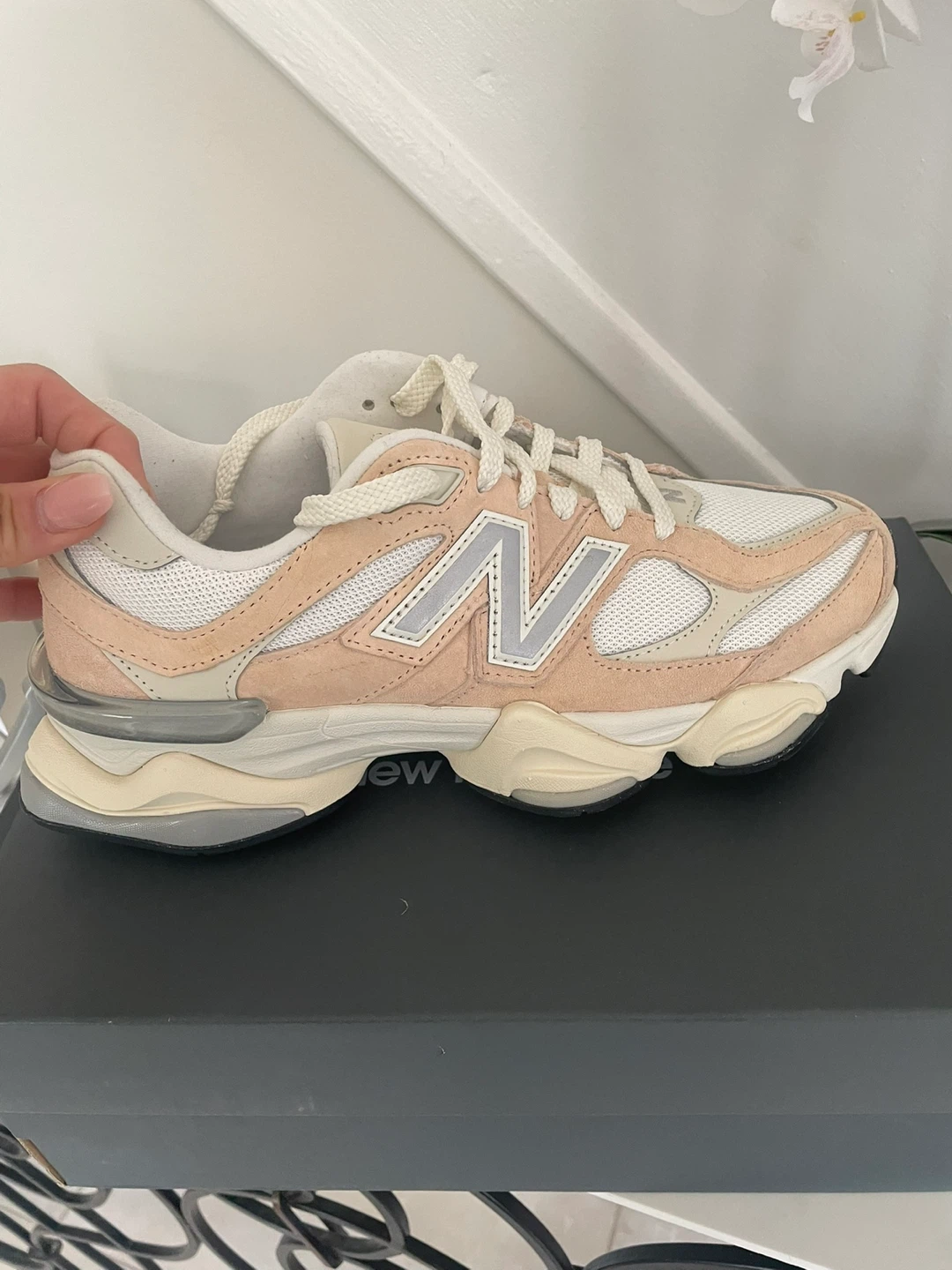 New Balance 9060 Pink White Sneakers