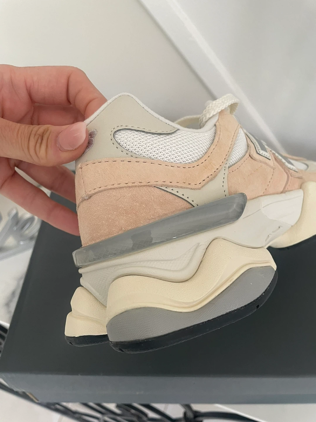New Balance 9060 Pink White Sneakers - photo 2