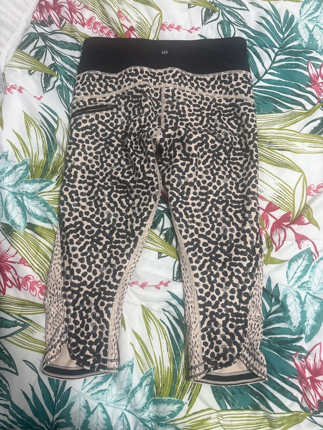 Lululemon Align Leopard Print Crop Leggings