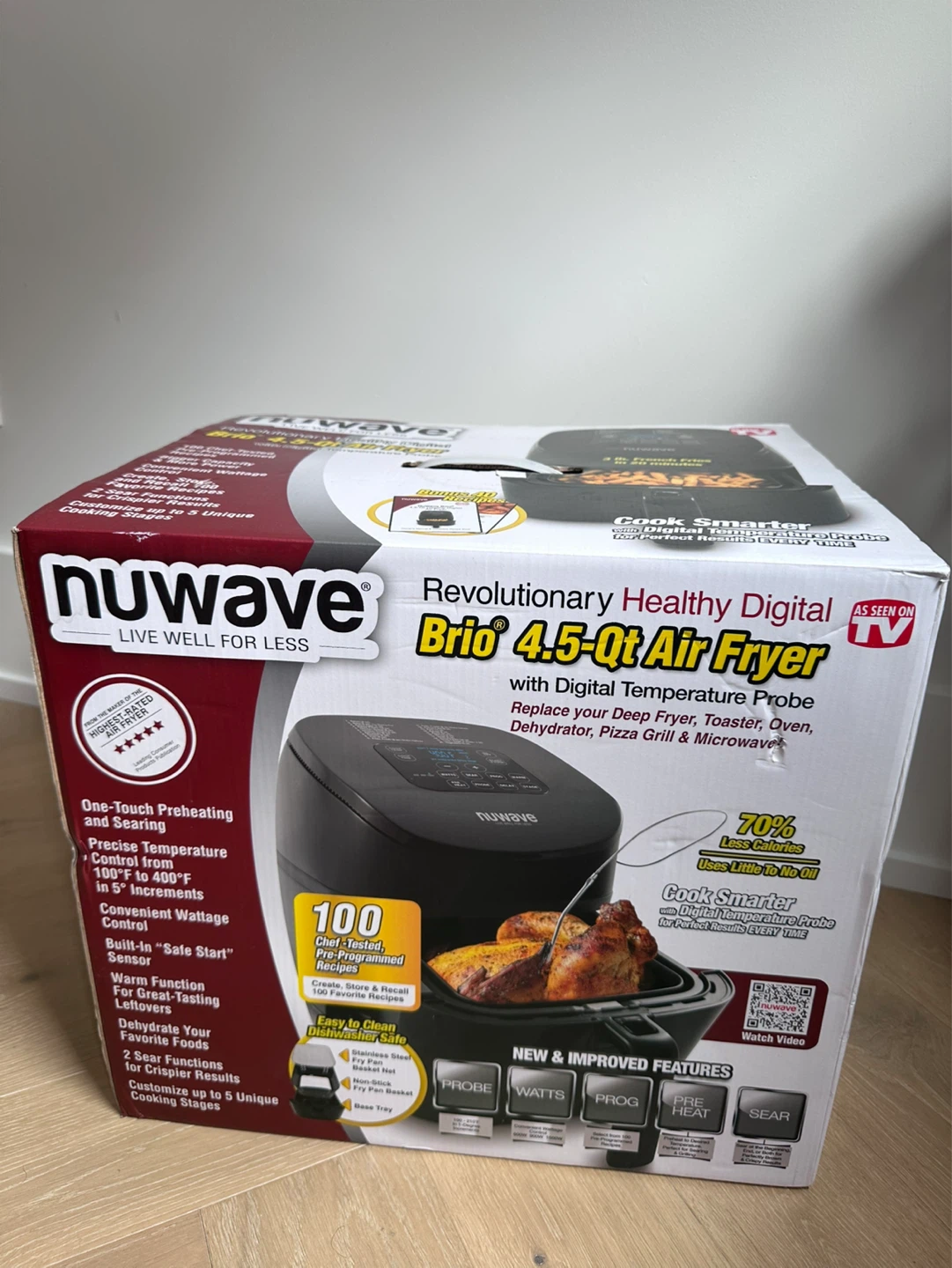Brand New NuWave Brio 4.5 Qt Air Fryer - Unopened - photo 2
