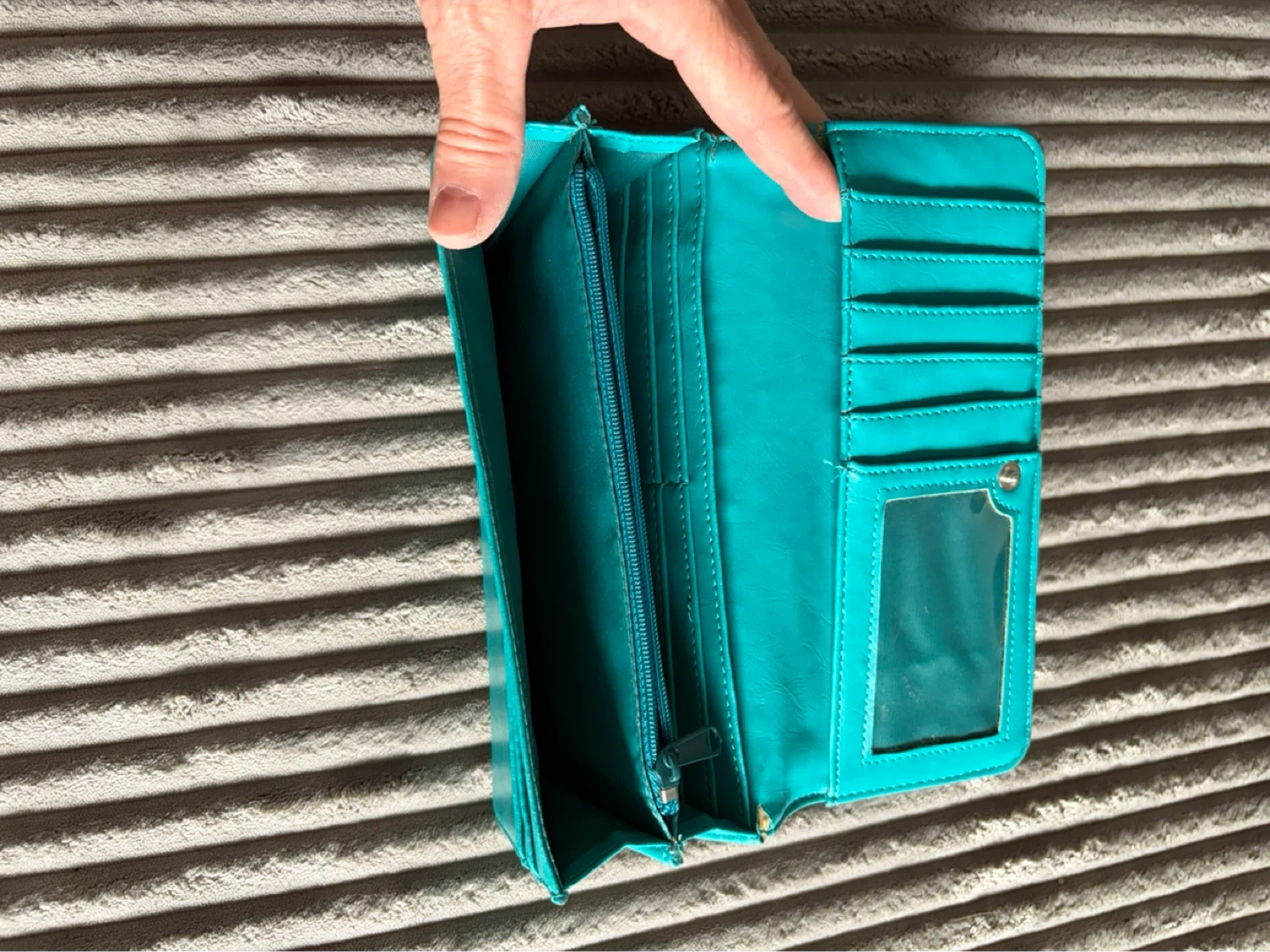 Dfusion Turquoise Embossed Wallet - photo 3