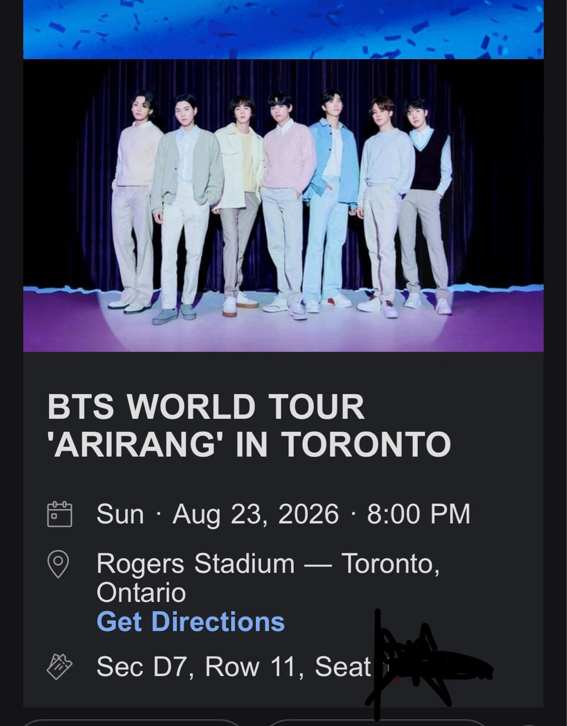 BTS Toronto ARIRANG