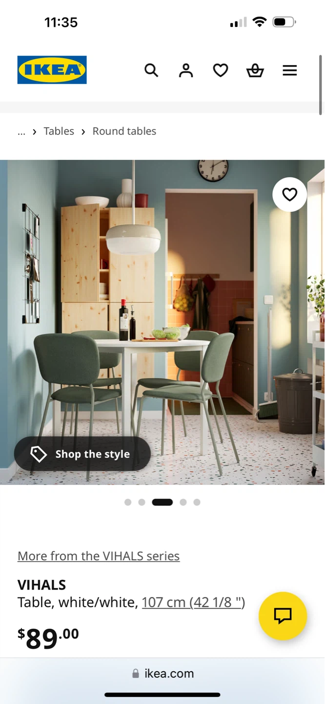 🔥Moving Sale🔥IKEA VIHALS Dining Table➕2 Chairs Set - photo 2