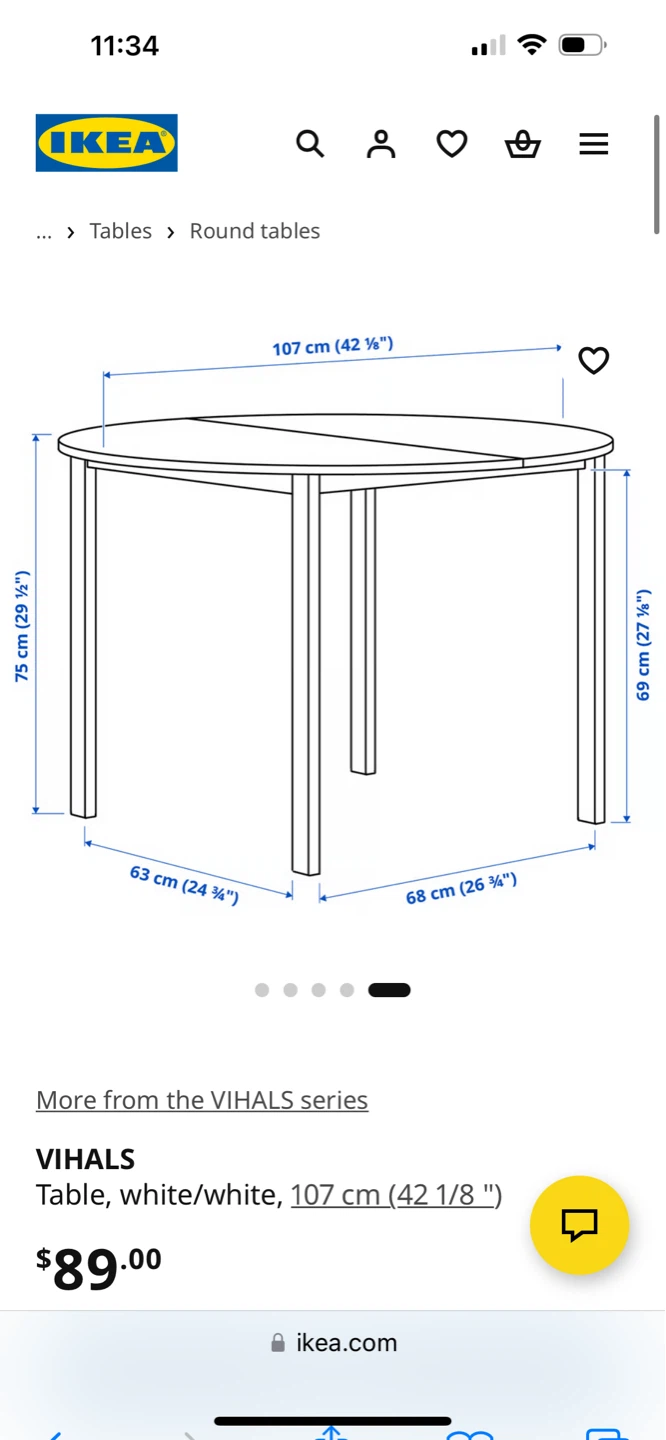 🔥Moving Sale🔥IKEA VIHALS Dining Table➕2 Chairs Set - photo 3