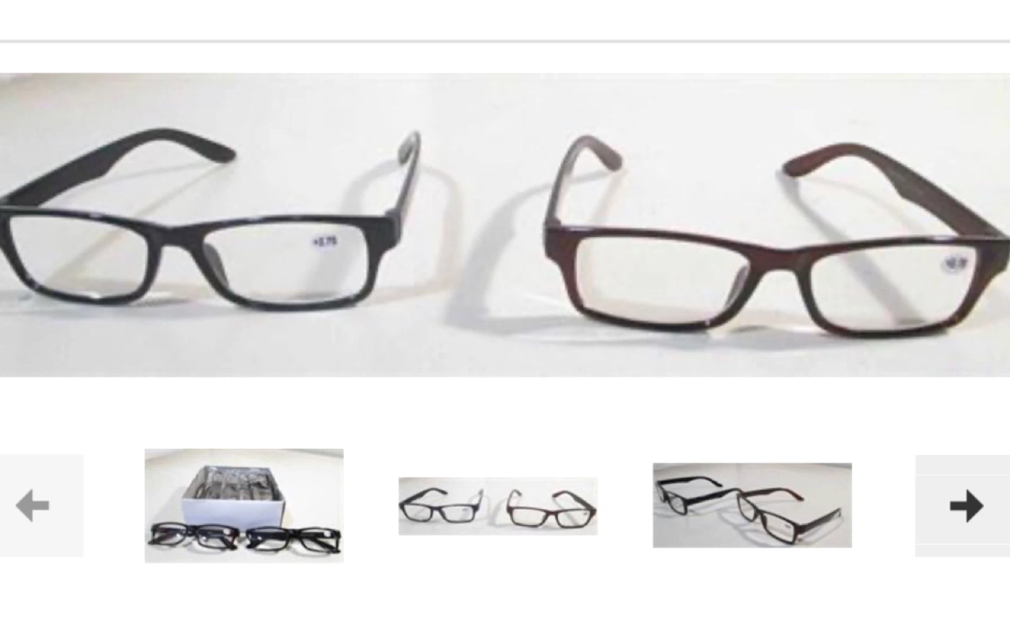 12 Reading Glasses 6 brown 6 black 2.75 - photo 2