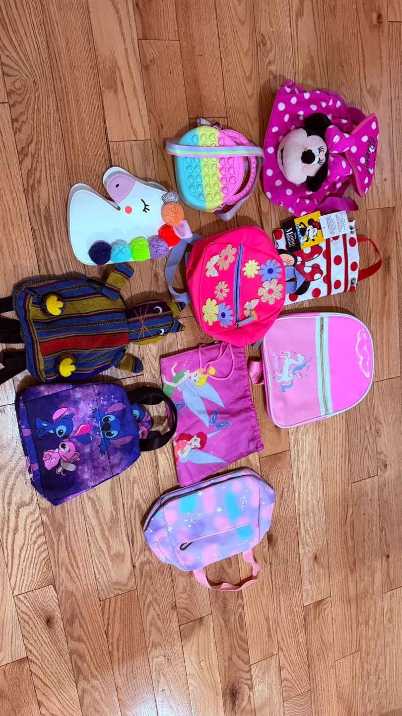 Assorted Kids' Backpacks and Purses