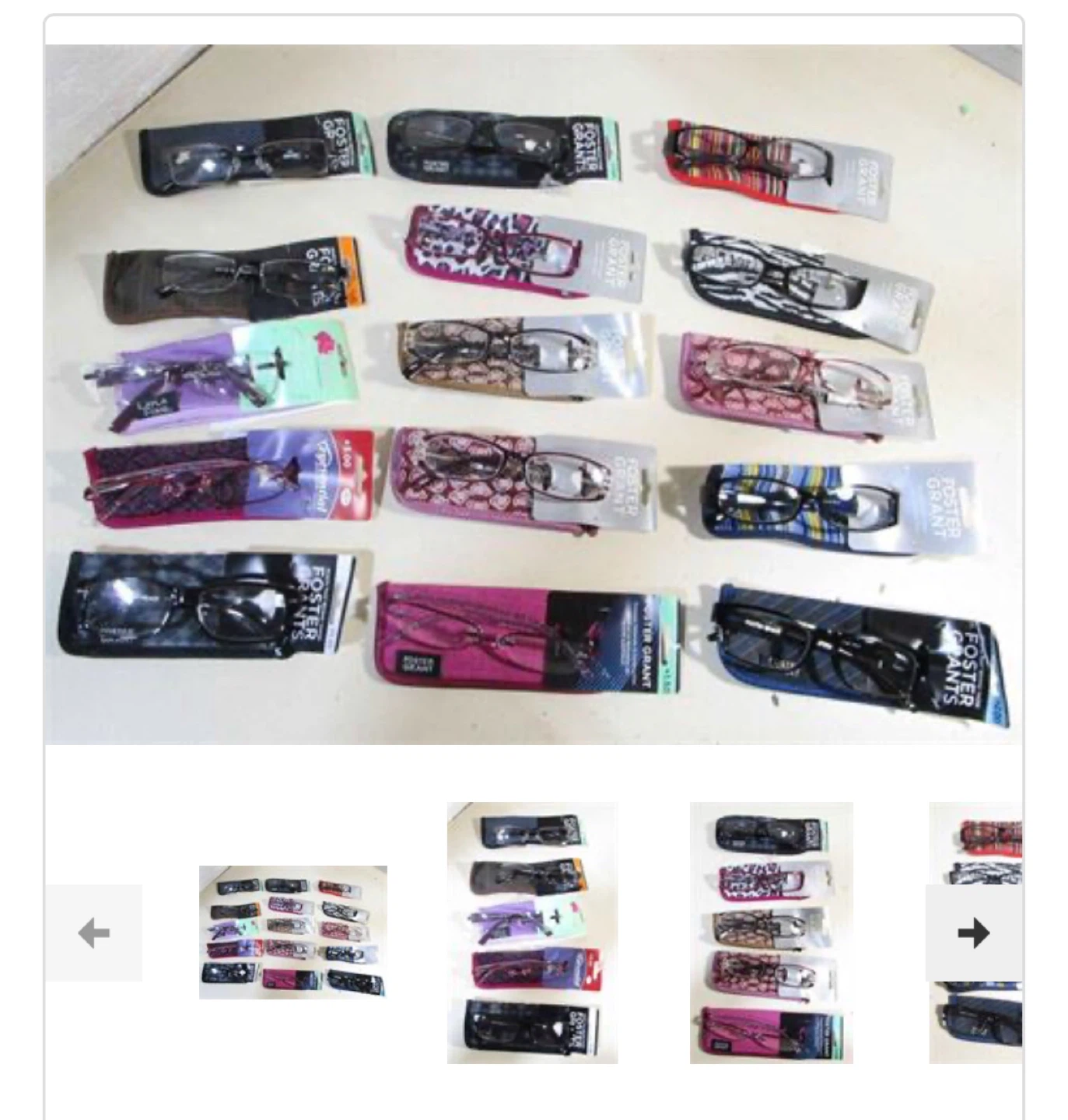 15 assorted  power reading glasses  with Case