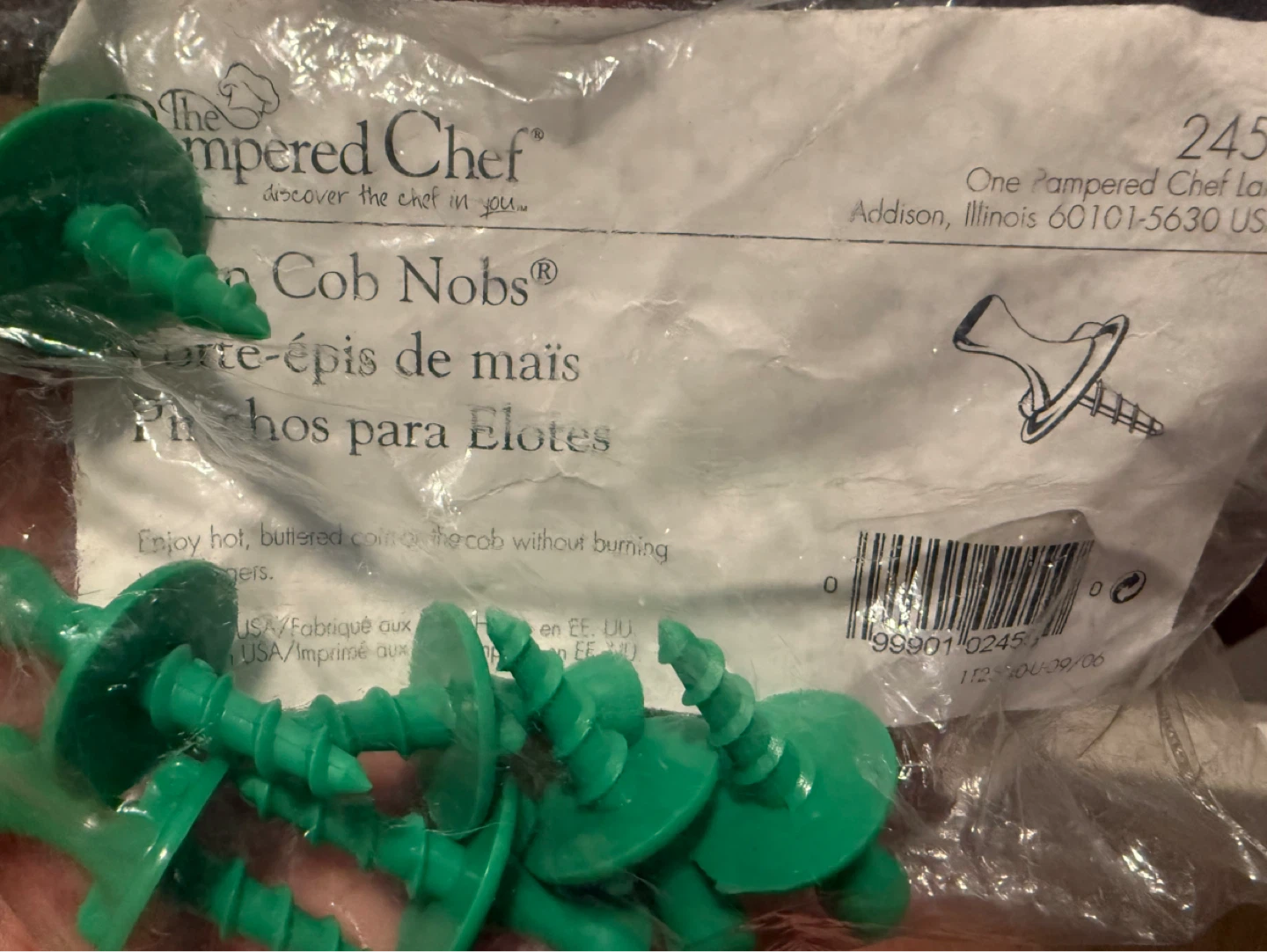 The Pampered Chef Cob Nobs Corn Holders