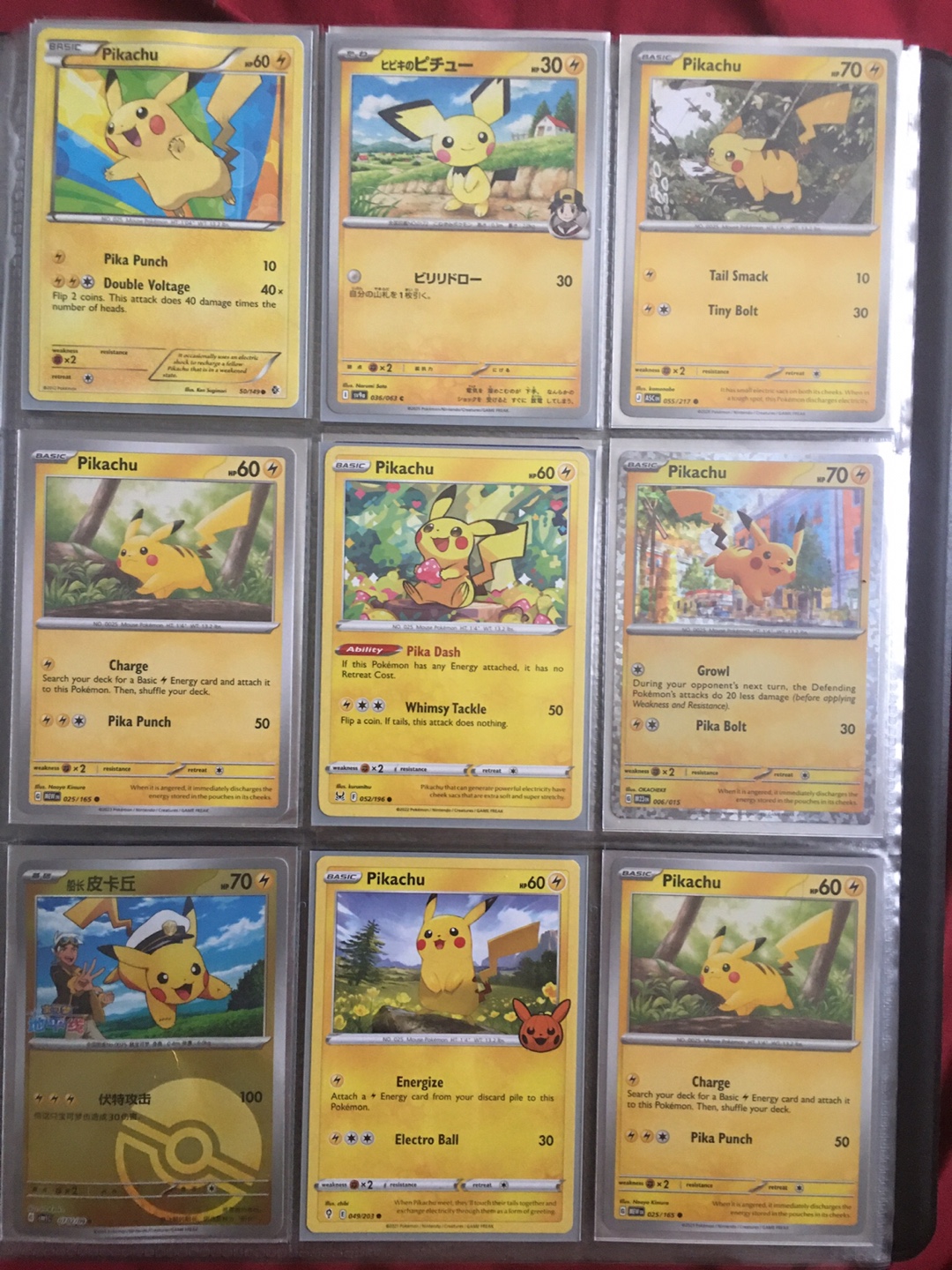 Collection of Pikachu Pokemon Cards - photo 3
