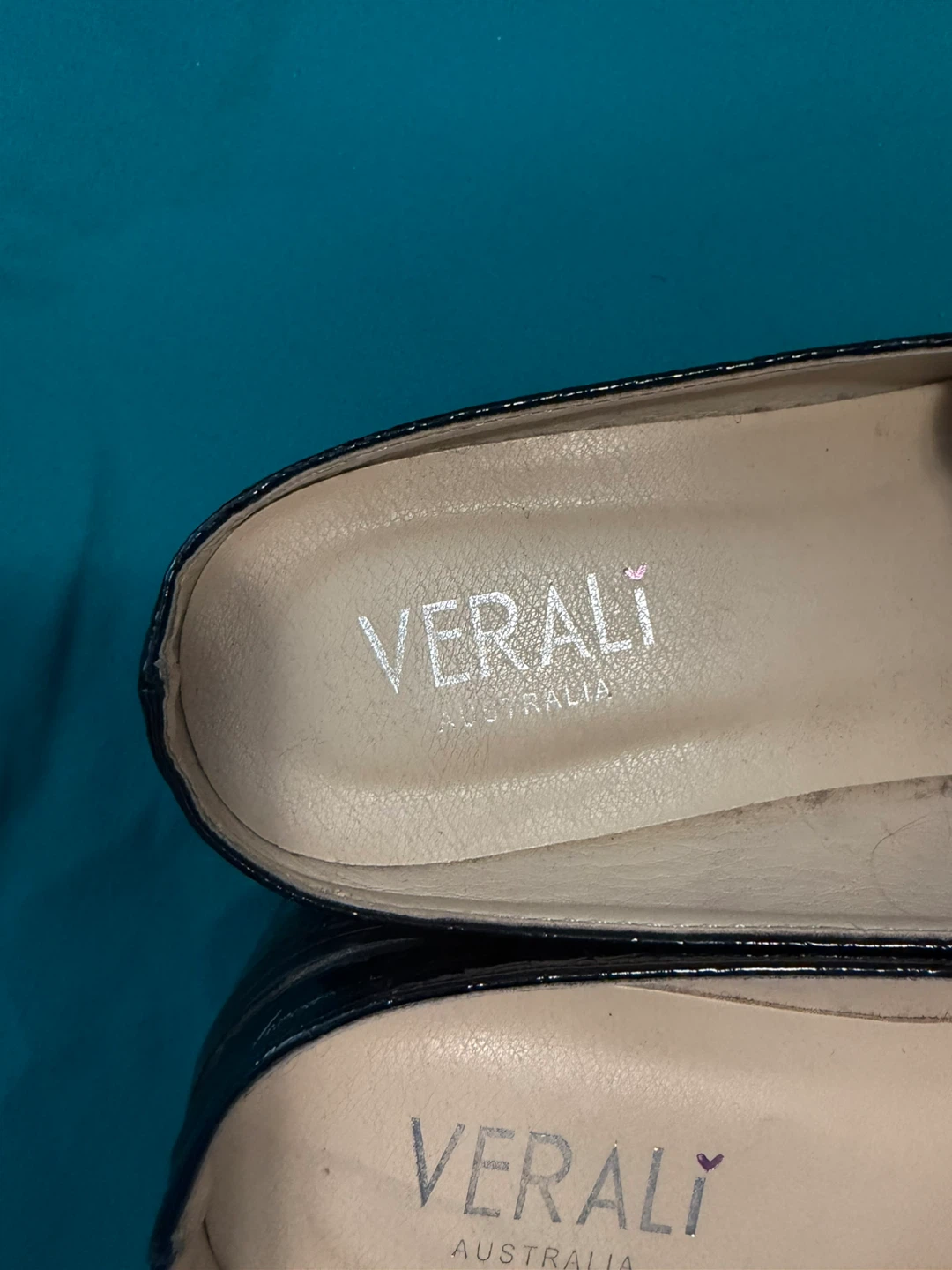 Verali Black Croc Mules Size 41 - photo 3