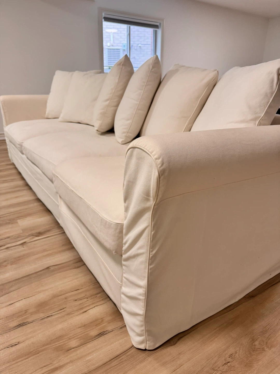 White Modular Queen Sofa Bed - photo 4