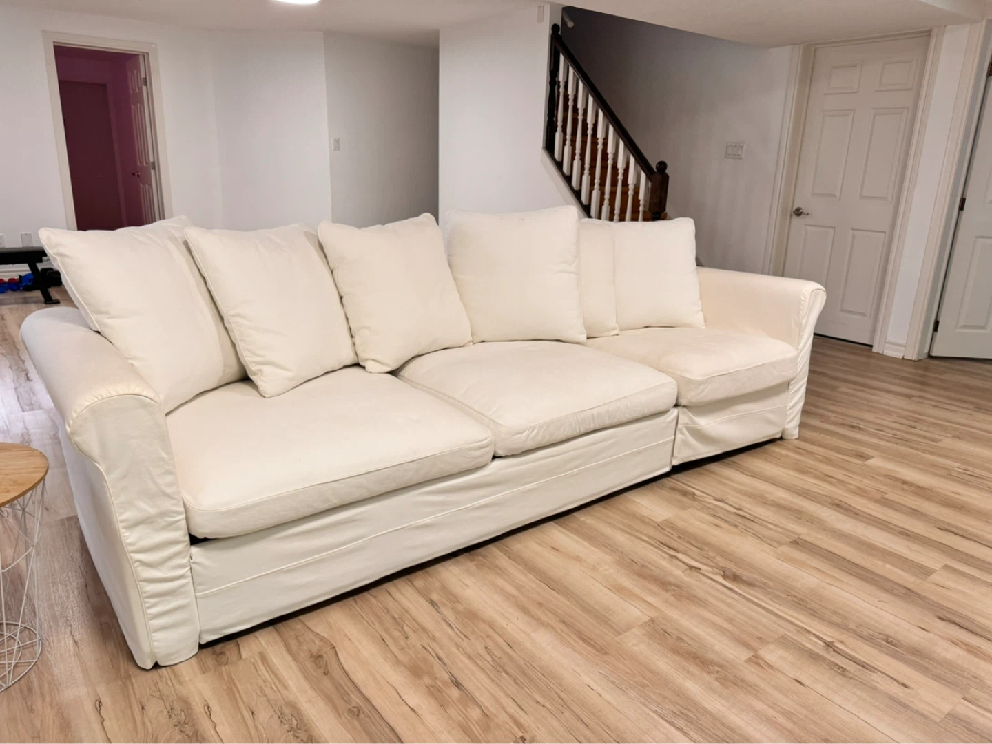 White Modular Queen Sofa Bed