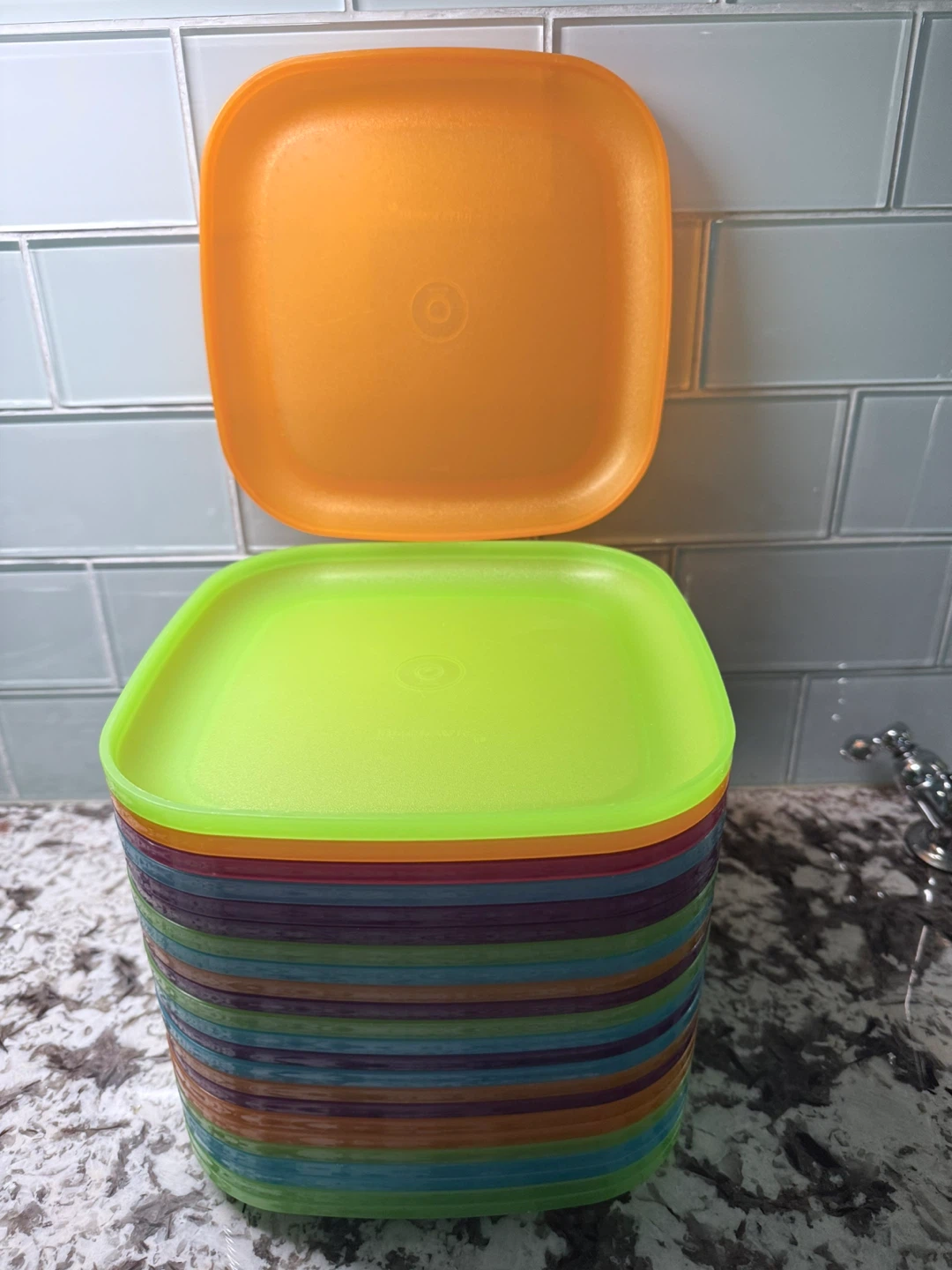 Tupperware Square Plates