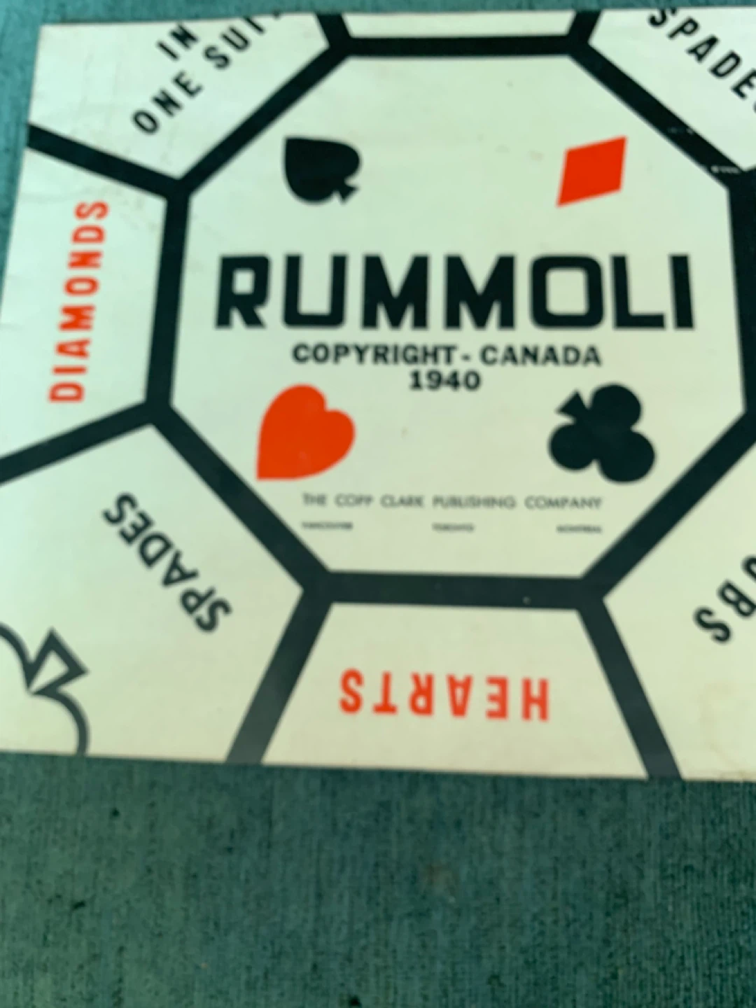 Rummoli Board Game Copyright 1940 - photo 2