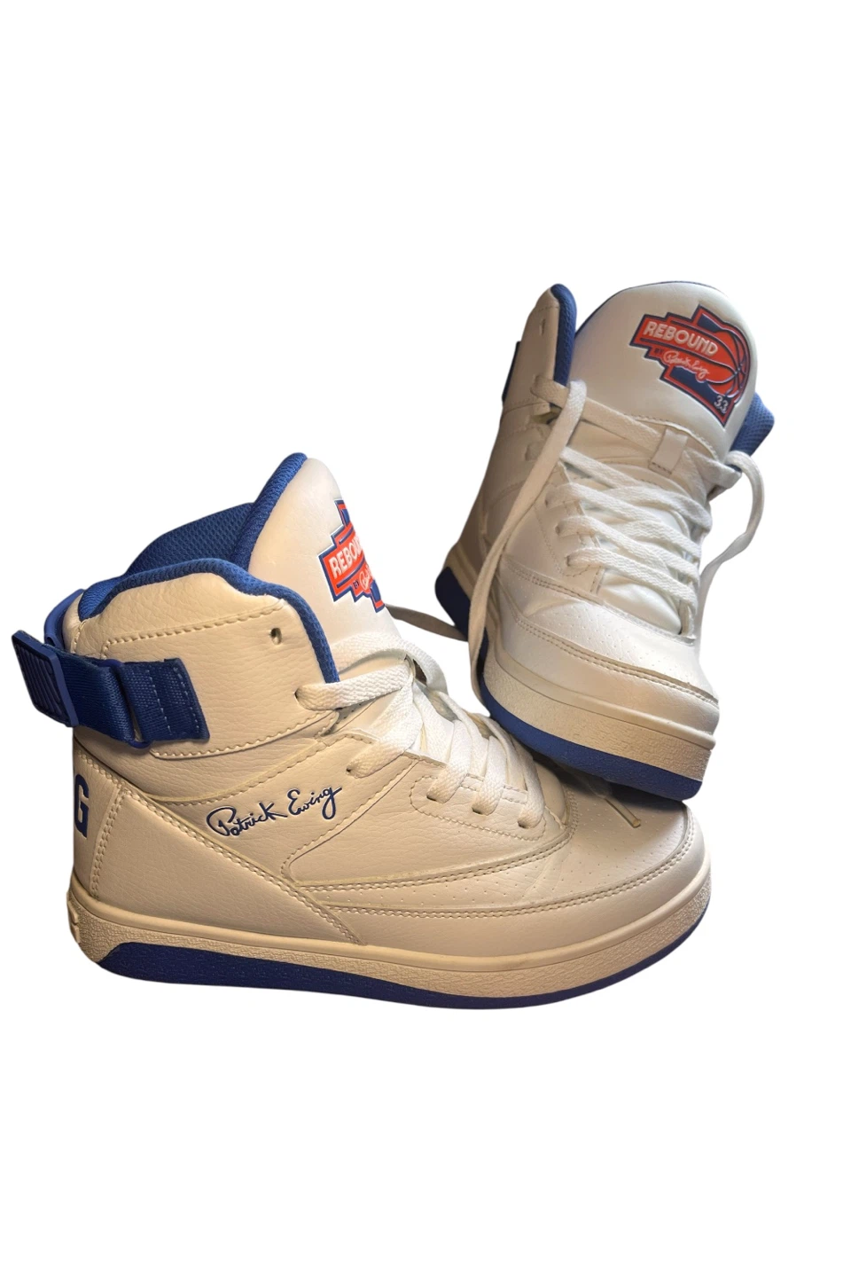 Ewing Athletics REBOUND 33 High Top Sneakers White Blue - photo 2