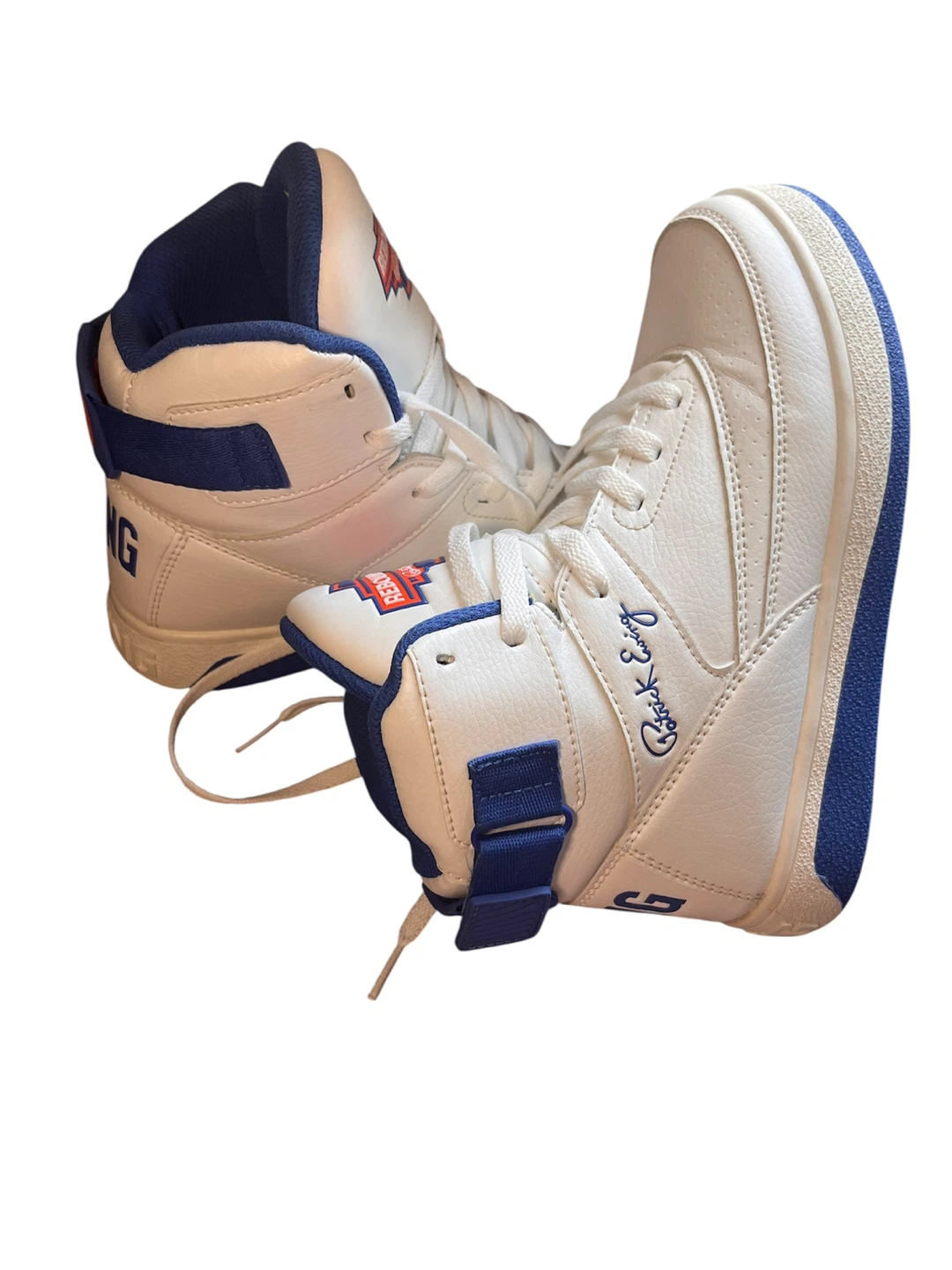 Ewing Athletics REBOUND 33 High Top Sneakers White Blue - photo 3