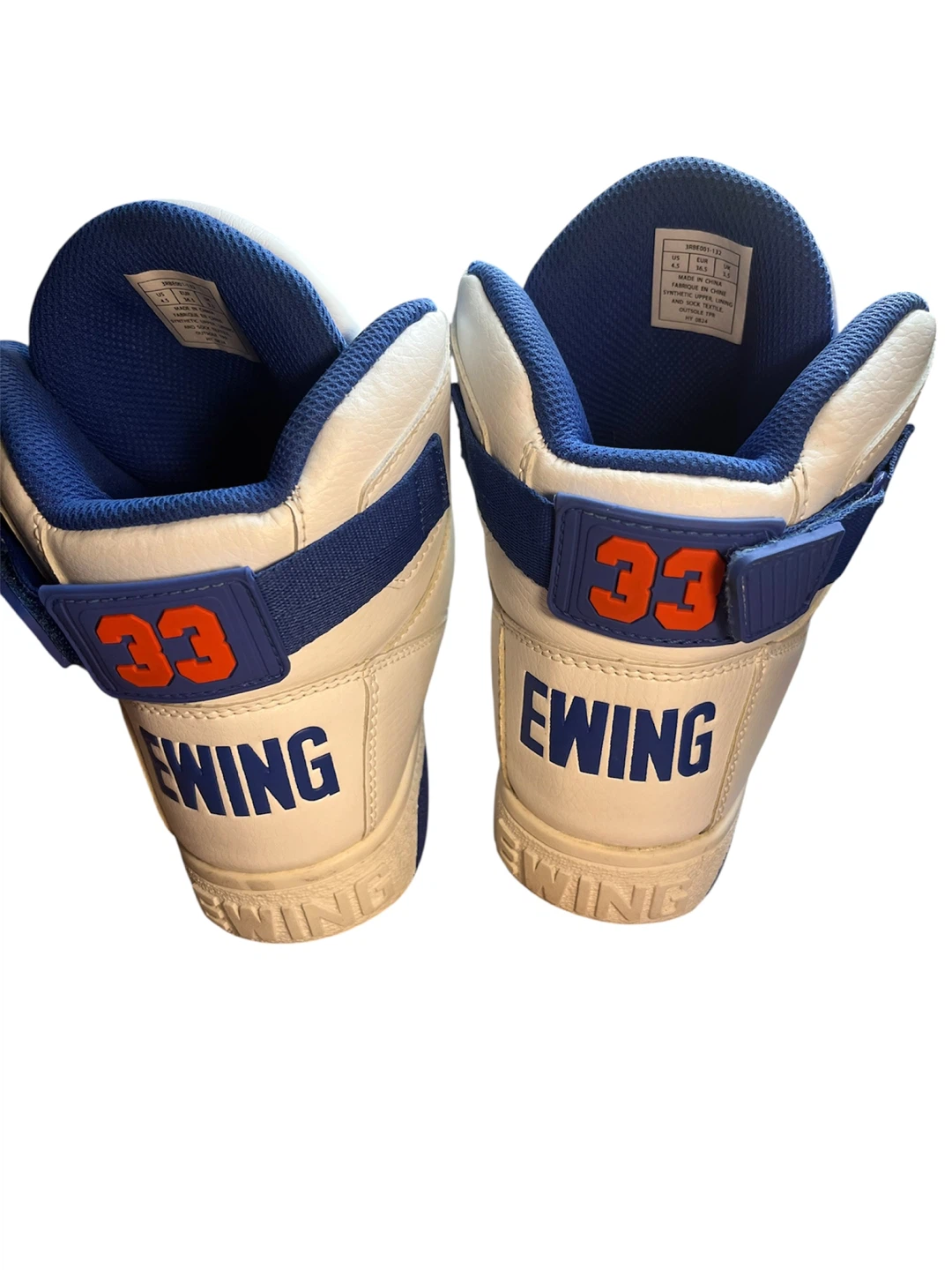 Ewing Athletics REBOUND 33 High Top Sneakers White Blue - photo 5