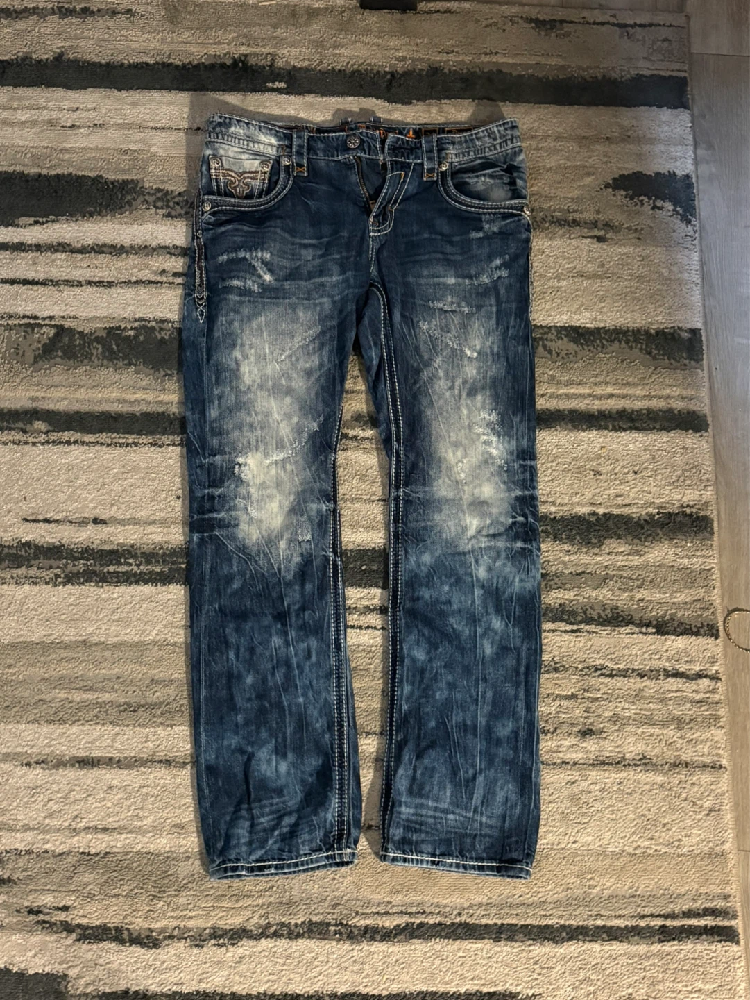 Rock Revival "Flann" Alt Straight Jeans