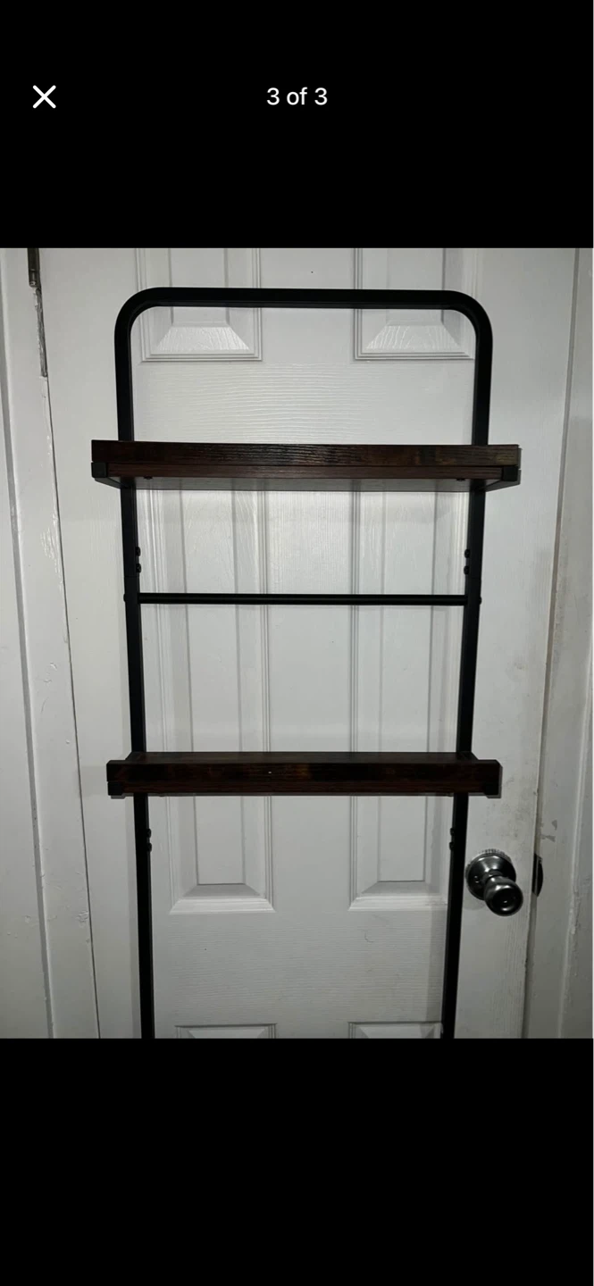 Ladder Shelf with Storage Basket - photo 3