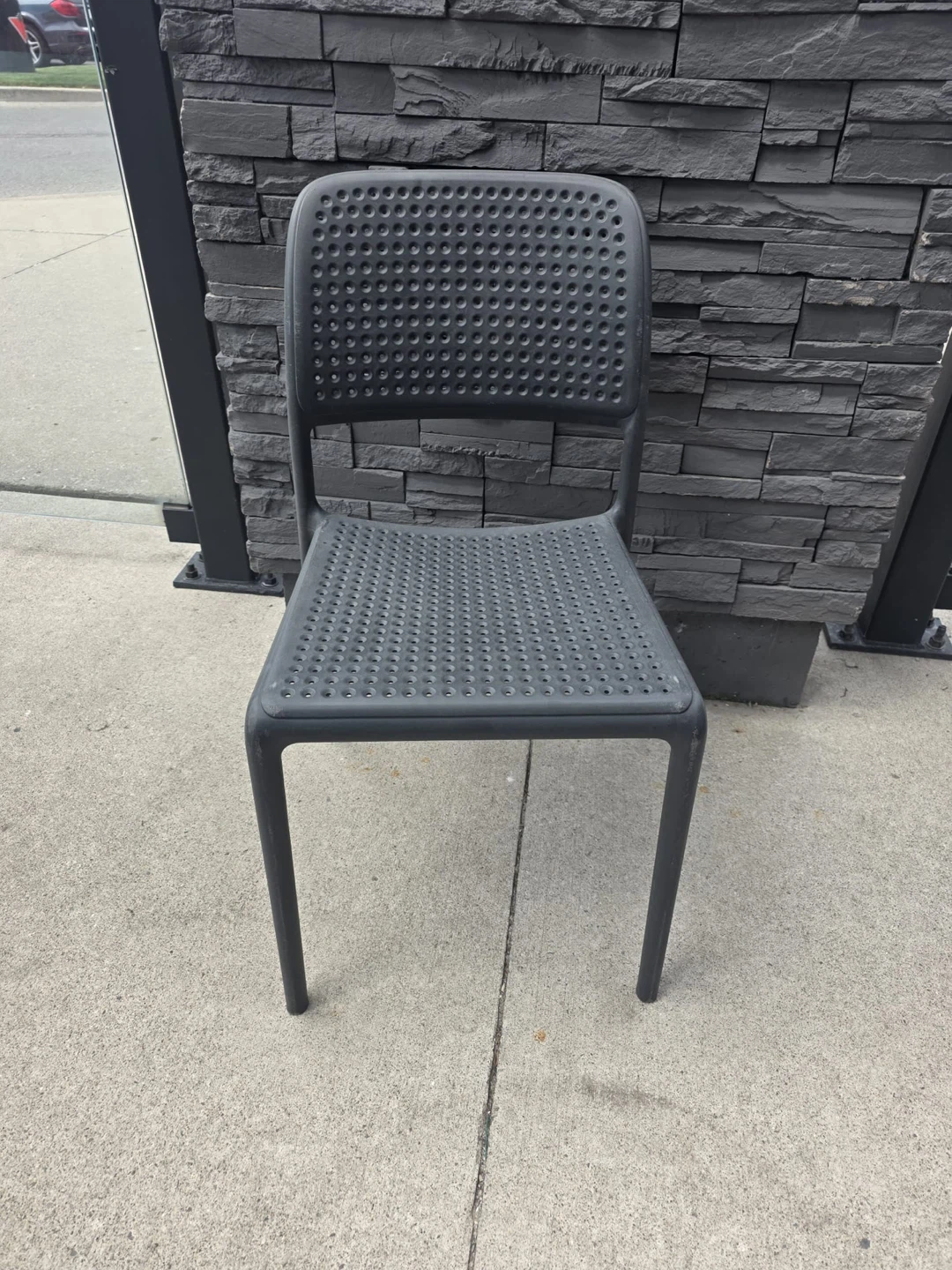 Black iron Outdoor Chair