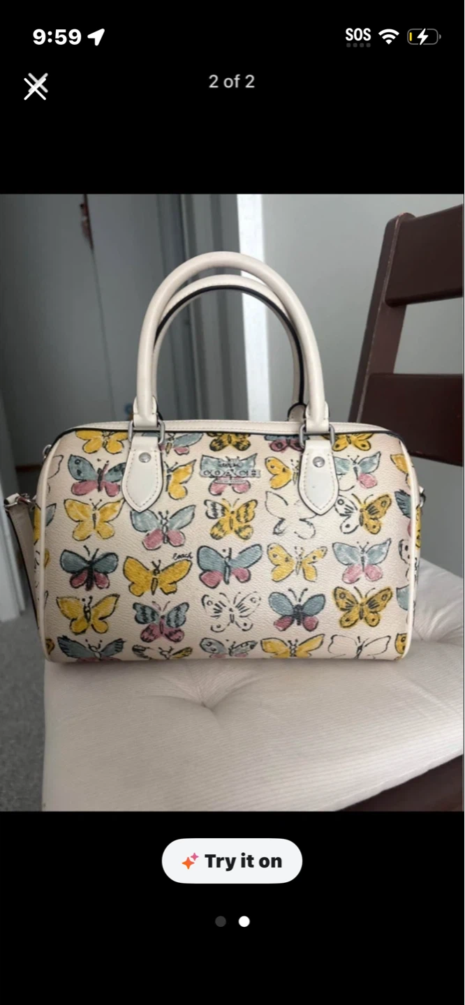Coach Butterfly Print Mini Bowie Bag - photo 2