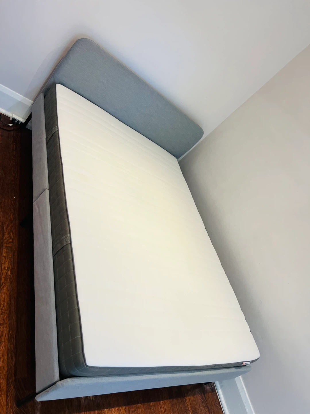IKEA Queen Modern Bed + Clean Mattress – Rosedale pickup” - photo 2