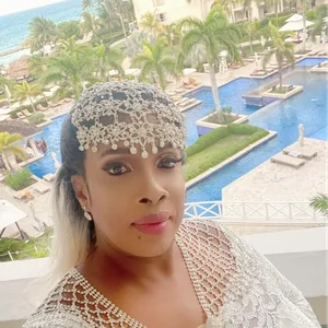 Bridal head piece and body chain set