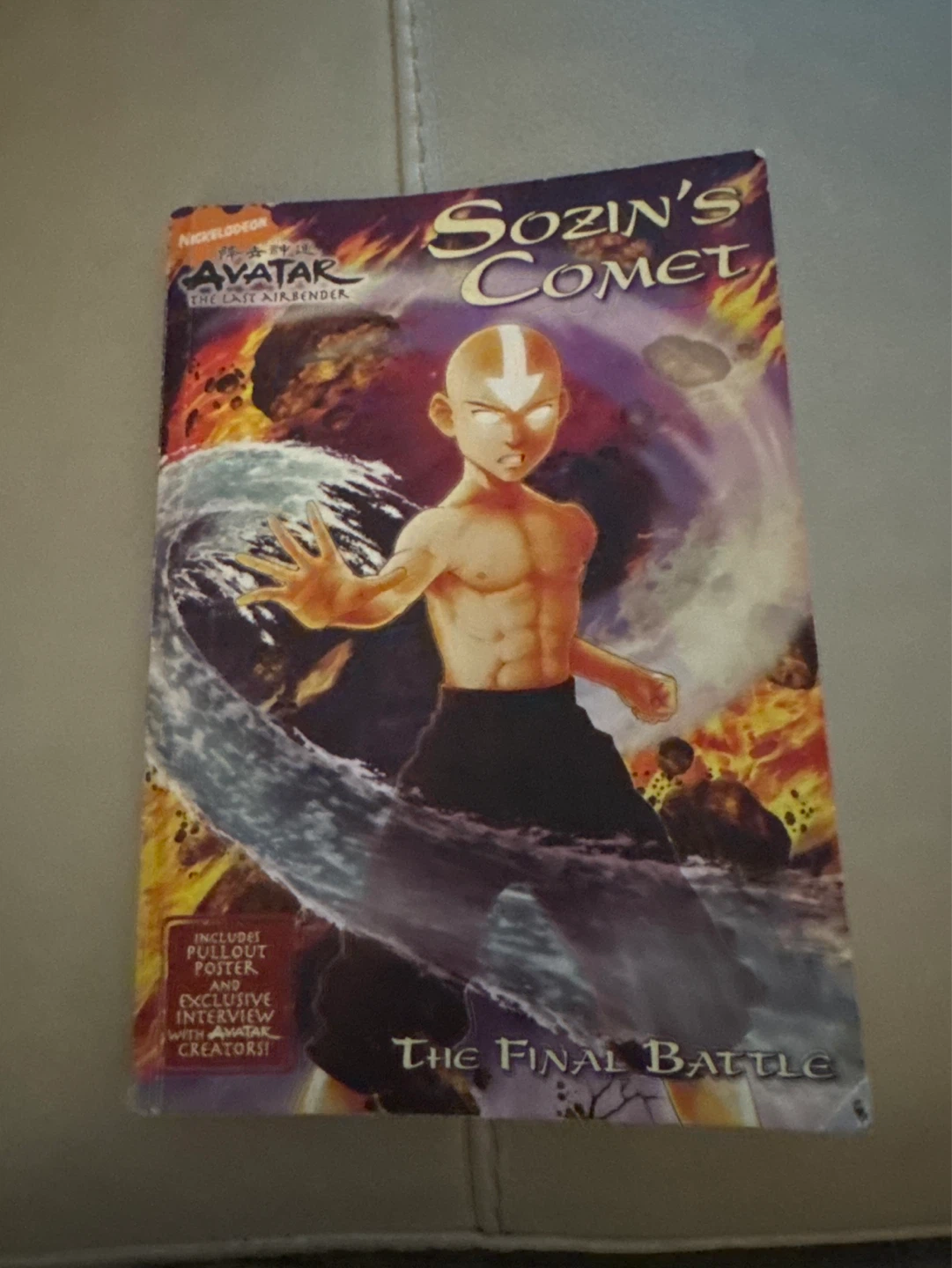Avatar The Last Airbender Sozin's Comet The Final Battle Book
