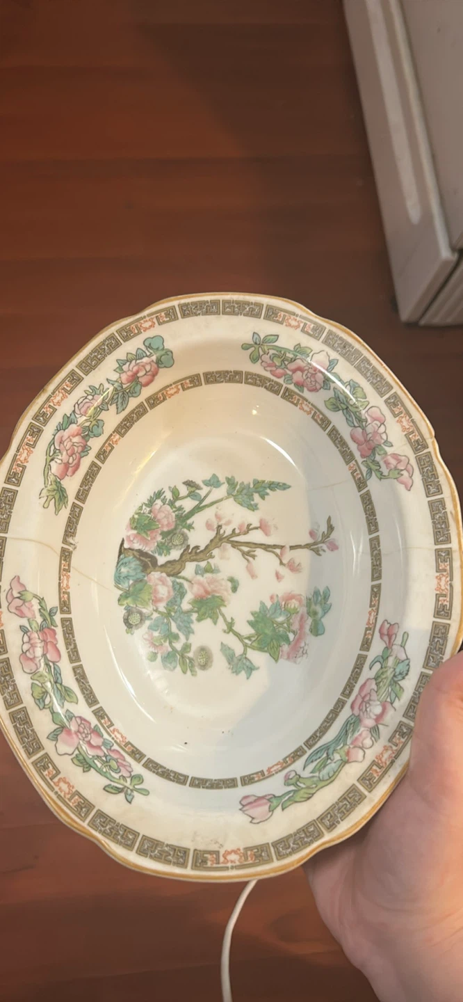 Vintage Floral Bowl