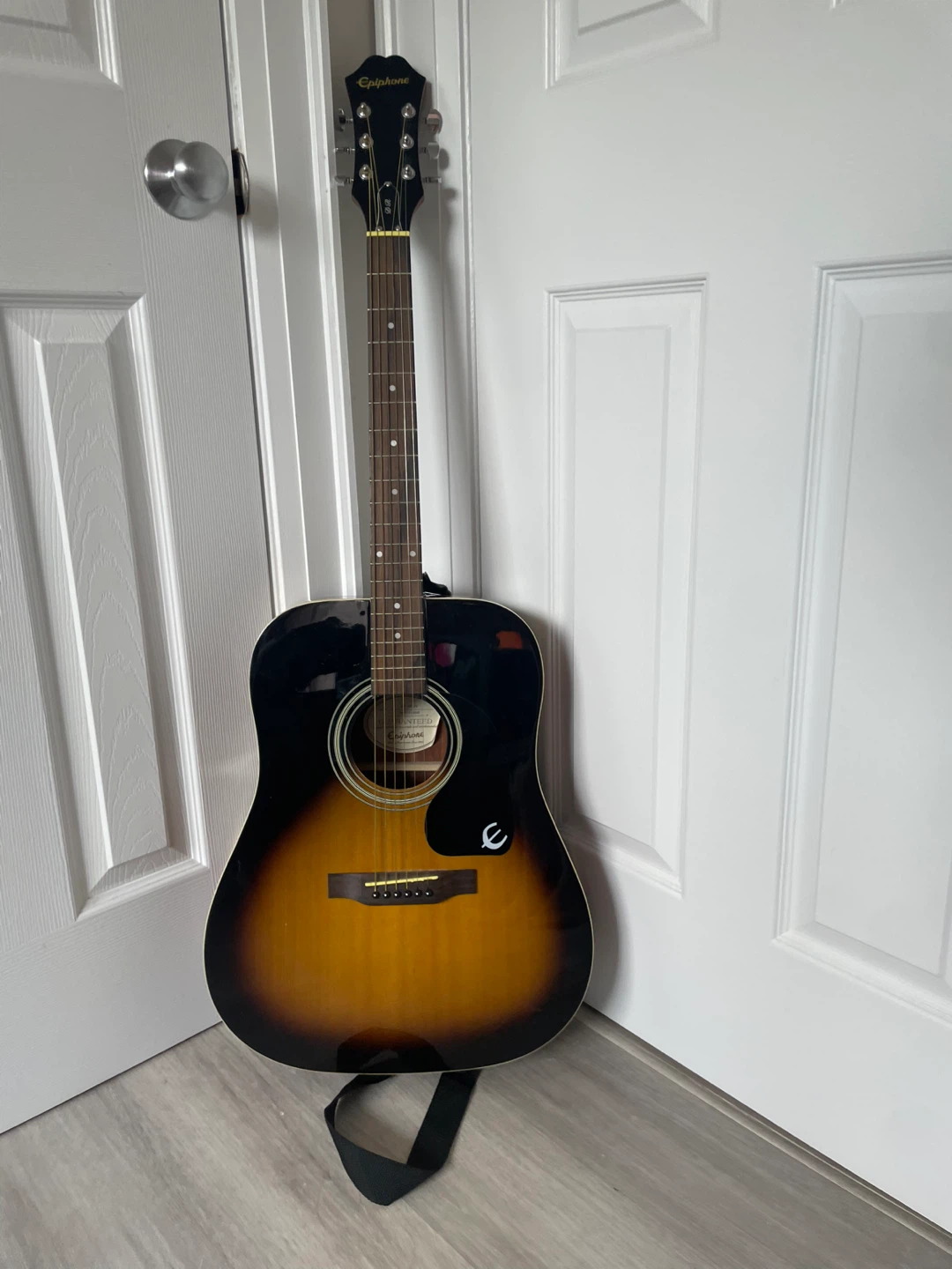 Epiphone Acoustic Guitar with Case and Accessories