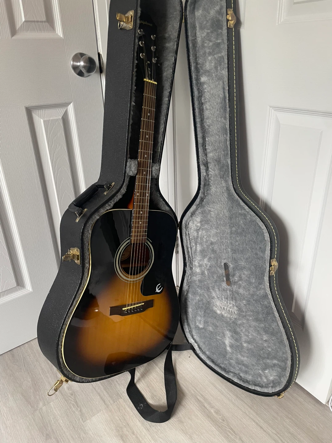 Epiphone Acoustic Guitar with Case and Accessories - photo 4