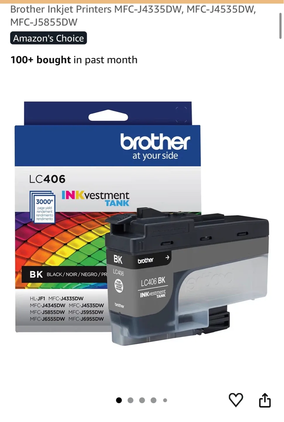 Brother MFC-J3445DW Wide Printer + NEW Ink | Scanner Perfect - photo 2