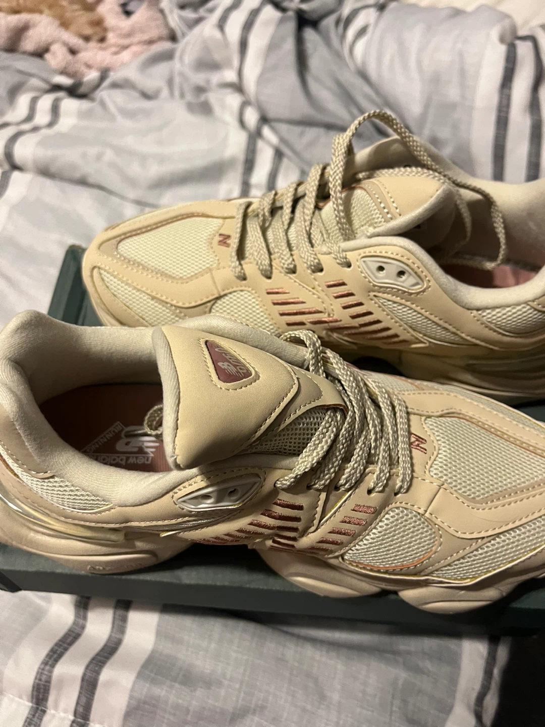 New Balance 9060 Beige Sneakers - photo 2