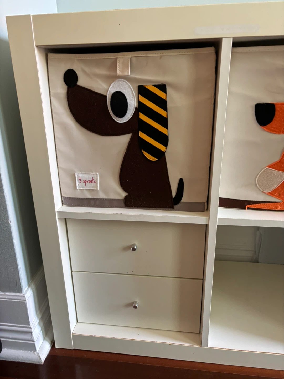 Kids bookshelf w drawers and cube bins - photo 2