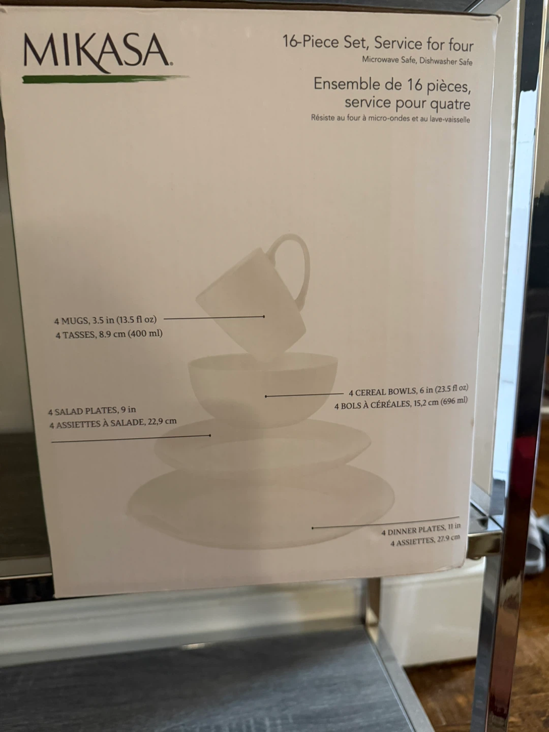 Mikasa 16-Piece Bone China Dinnerware Set - Service for 4 - photo 2
