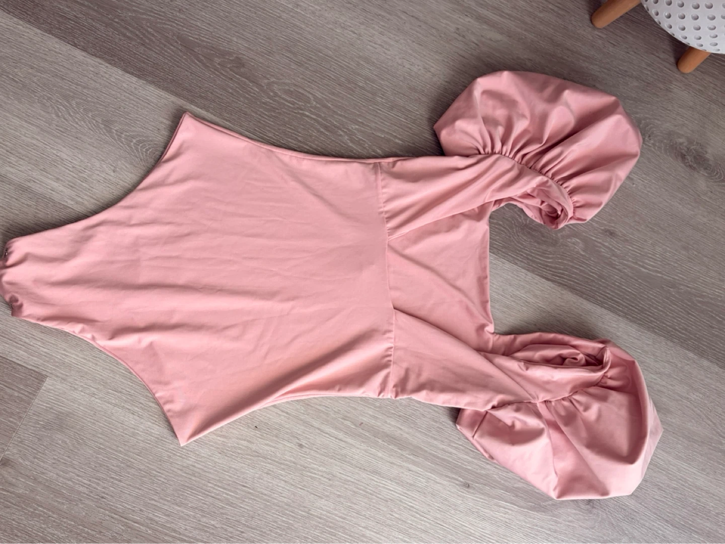 Pink blouse Puff Sleeve One-Piece new. - photo 3