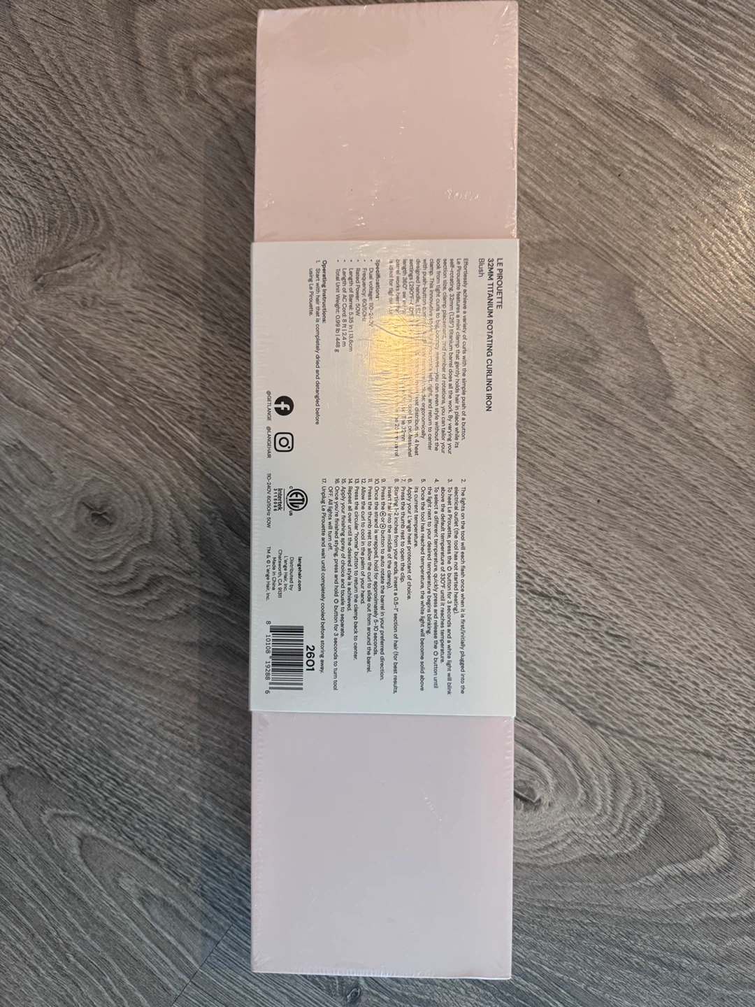 L'ange Le Roulette 1 1/4 inch Rotating Curling Iron - photo 2