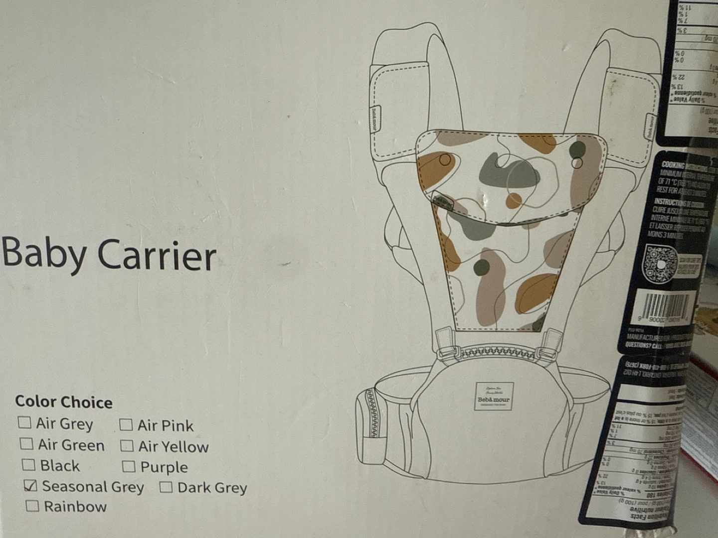 Beba mour Baby Carrier - Seasonal Grey - photo 2