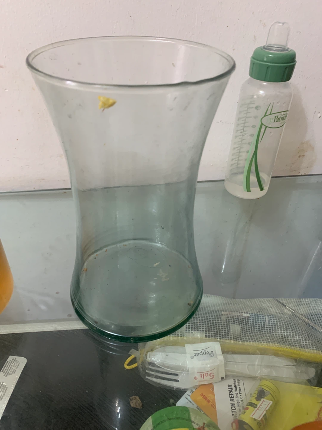 Clear Glass Vase